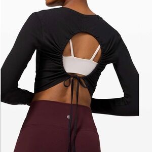 Lululemon LA open back tie.